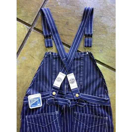 ヘッドライト/HEADLIGHT　オーバーオール HD41631 8oz SPECIAL WOVEN STRIPE DENIM LOW |  | 03
