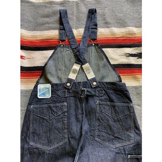 ヘッドライド/HEADLIGHT オーバーオール HD41930 9.5oz BLUE DENIM LOW BACK OVERALLS｜magic-u｜04