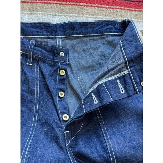 ヘッドライト/HEADLIGHT ワークパンツ HD42350 10oz. BLUE DENIM DOUBLE FRONT DUNGAREES | HEAD LIGHT | 04