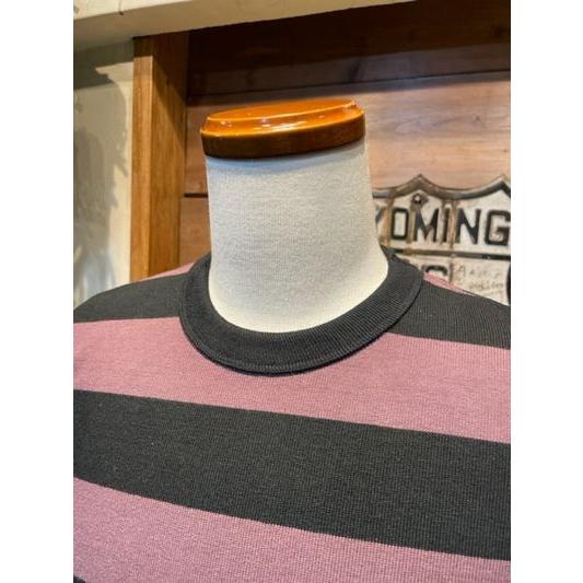 ウエストライド/WESTRIDE ロンT 22FW HEAVY BORDER LONG TEE BLK/BLFLW