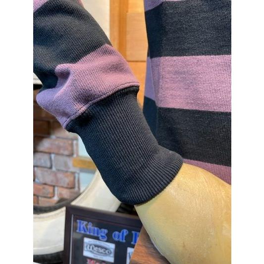 ウエストライド/WESTRIDE ロンT 22FW HEAVY BORDER LONG TEE BLK/BLFLW