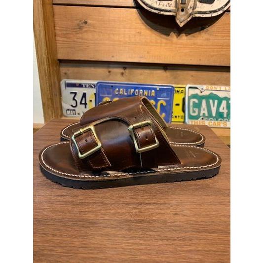 ホースマンジョー/HORSEMAN JOE サンダル W MONK STRAP SANDALS 【BROWN】｜magic-u｜03