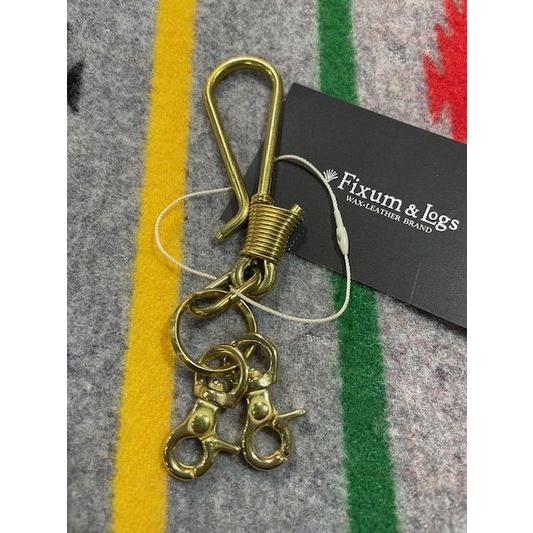 デラックスウエア/Deluxeware(Fixum & Logs) キーホルダー HOOK HOLDER.L BRASS | DELUXEWARE