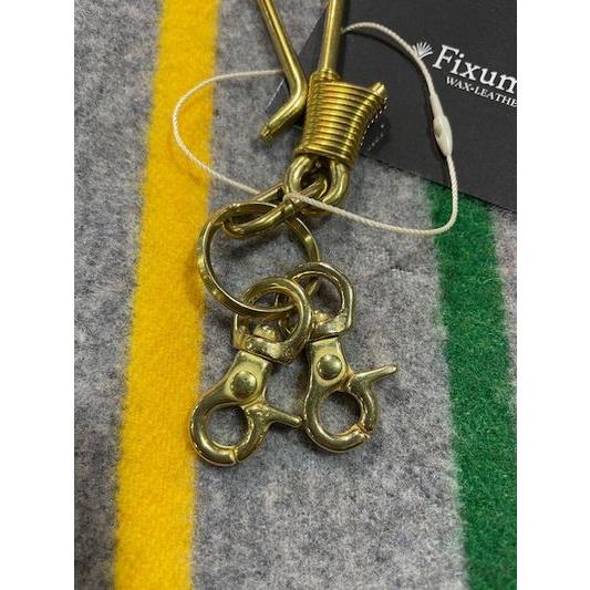 デラックスウエア/Deluxeware(Fixum & Logs) キーホルダー HOOK HOLDER.L BRASS | DELUXEWARE | 01