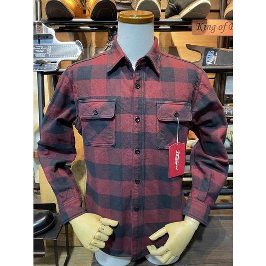 デラックスウエア/Deluxeware ネルシャツ HV-00A[50s BUFFALO CHECK] RED | DELUXEWARE