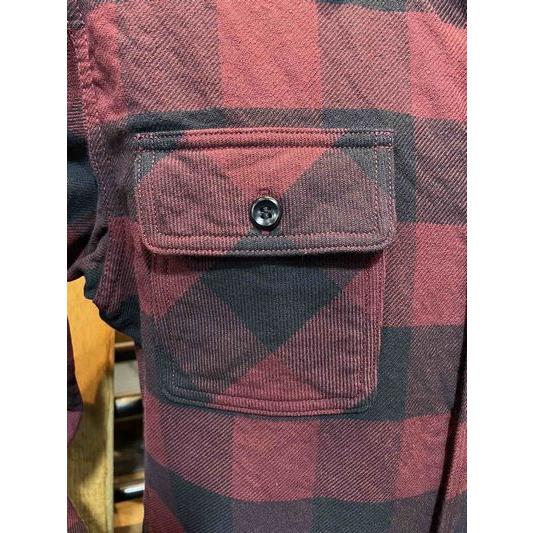 デラックスウエア/Deluxeware ネルシャツ HV-00A[50s BUFFALO CHECK] RED | DELUXEWARE | 02