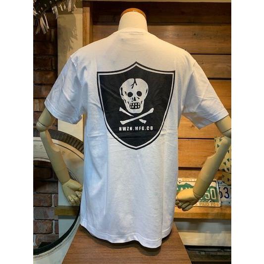 ハウゼンブロス/HWZNBROSS Tシャツ SEALED X-BONE TEE-SHIRTS WH 