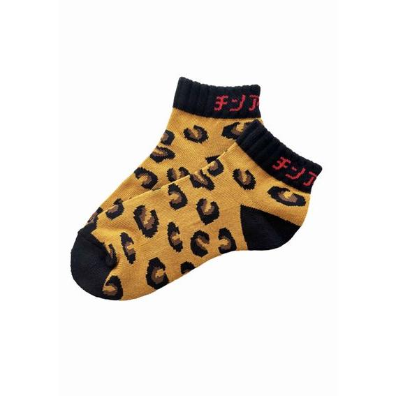 チンアンドコー /ching & co. ソックス "LEOPARD-beige-" SN Socks | 