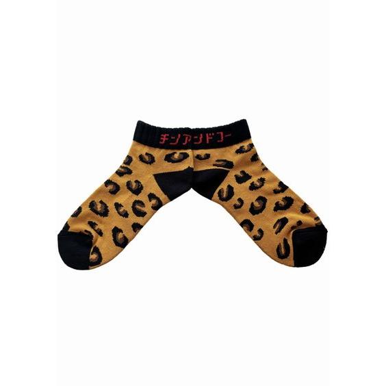 チンアンドコー /ching & co. ソックス "LEOPARD-beige-" SN Socks |  | 01