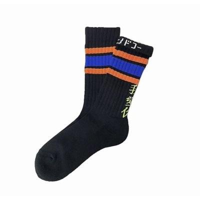 チンアンドコー/ching & co. ソックス “我愛〓ライン -black-” SOCKS | 