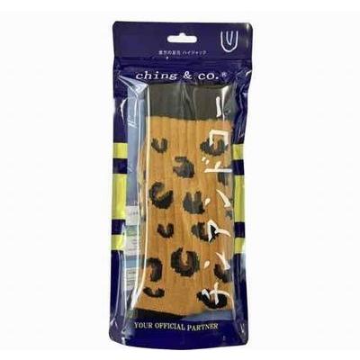 チンアンドコー/ching & co. ソックス <NEW> "LEOPARD -beige- " Socks |  | 01