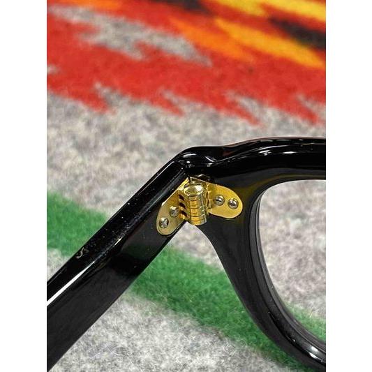 GLADHAND X 丹羽雅彦 眼鏡 J-IMMY - GLASSES "ORNAMENT" GOLD[BLK] | GLAD HAND | 02