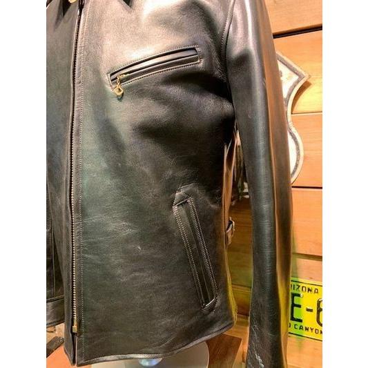オールドチーフ/OLD CHIEF シングルライダースジャケット ER-42 SINGLE RIDERS JACKET[BLACK] |  | 02