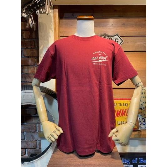 オールドチーフ/Old Chief Tシャツ Short Sleeve Tee Shirt TV 【バーガンディー】 |  | 01