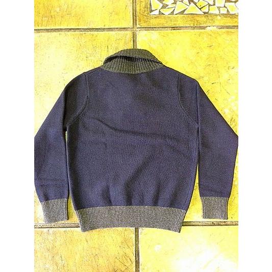 Pherrow's フェローズ  ショールカラー切替えニット・セーター 15W-PS2 | Pherrow's | 01