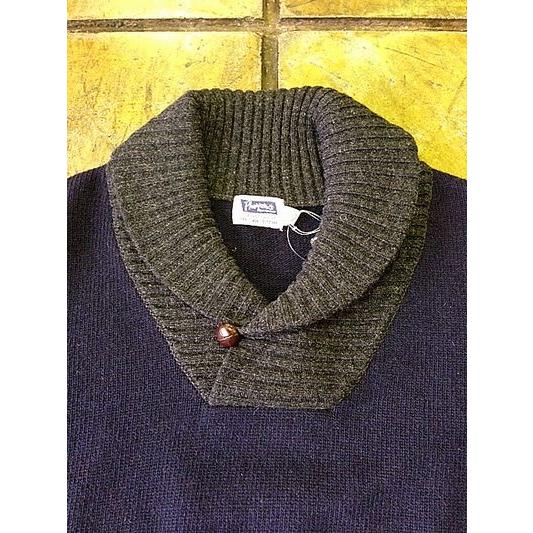 Pherrow's フェローズ  ショールカラー切替えニット・セーター 15W-PS2 | Pherrow's | 02