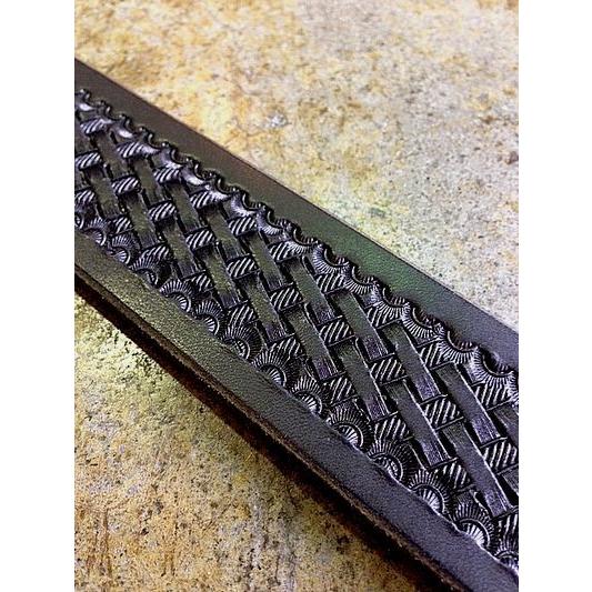 レインボーカントリー/RAINBOW COUNTRY ベルト LEATHER CARVING SINGLE PIN BELT RCL-60011 BK |  | 02