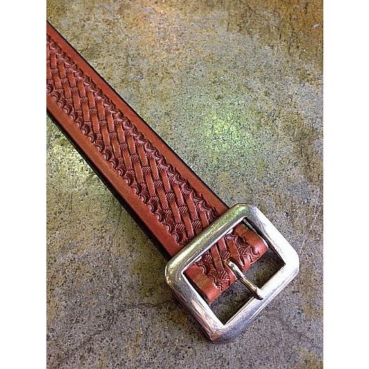 レインボーカントリー/RAINBOW COUNTRY ベルト LEATHER CARVING SINGLE PIN BELT RCL-60011 BR |  | 01