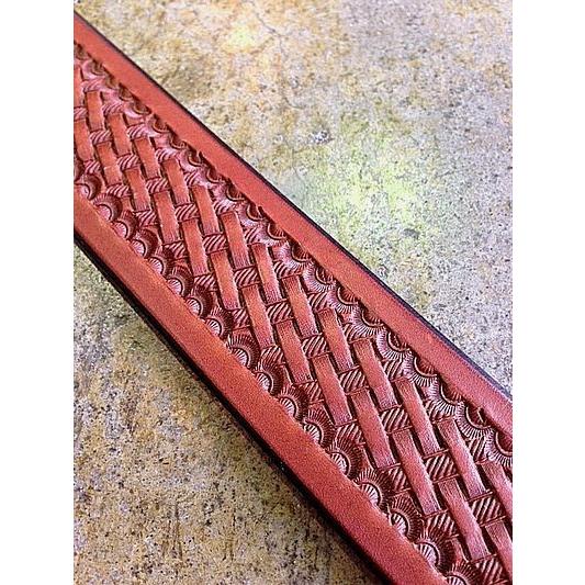 レインボーカントリー/RAINBOW COUNTRY ベルト LEATHER CARVING SINGLE PIN BELT RCL-60011 BR |  | 02