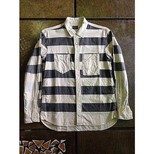 Schott/ショット BORDER CHAMBRAY SHIRTS [NATURAL] 3145000 | 