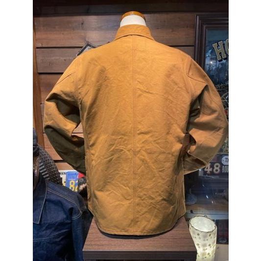 シュガーケーン/ SUGARCANE カバーオール SC15657 13oz. BROWN DUCK WORK COAT | SUGAR CANE | 01