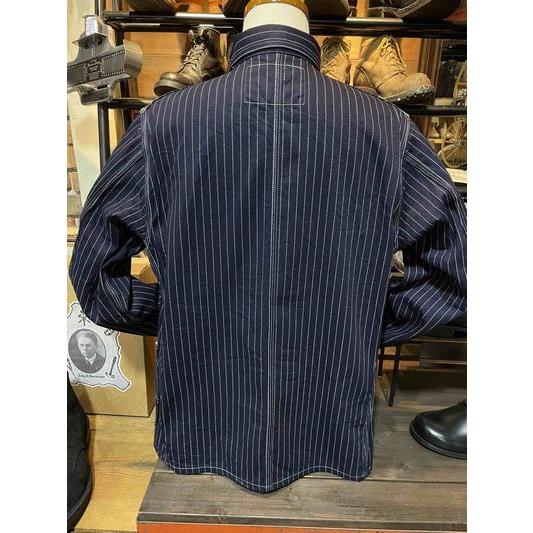 シュガーケーン/SUGAR CANE カバーオール Lot No. SC15658 9oz. WABASH STRIPE WORK COAT | SUGAR CANE | 01
