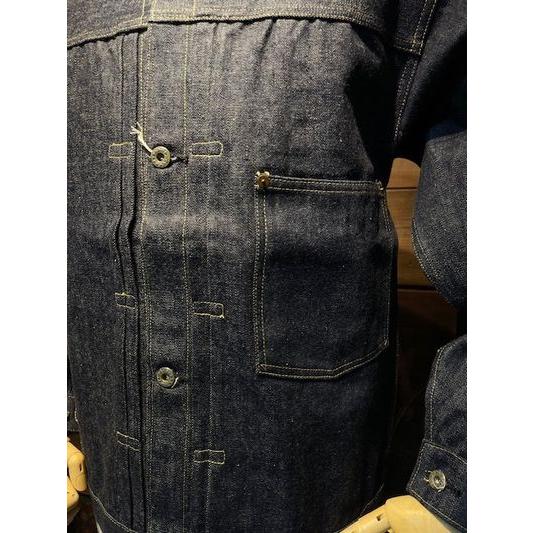 シュガーケーン/SUGAR CANE Super “Denim” Collectibles デニム SC19010  #10 14oz. BLUE DENIM BLOUSE “S1945” MODEL [420 ノンウオッシュ] | SUGAR CANE | 02