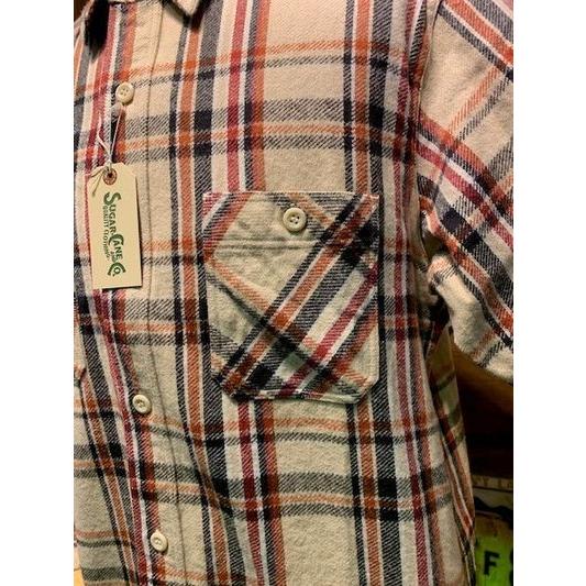 シュガーケーン/Sugarcane ネルシャツ SC28235 Twill Check Shirt｜magic-u｜03