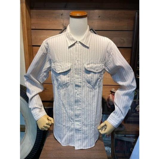 シュガーケーン/ SUGARCANE ワークシャツ SC28652 COKE STRIPE WORK SHIRT (LONG SLEEVE) WH | SUGAR CANE