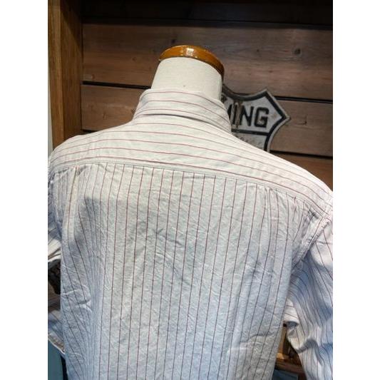 シュガーケーン/ SUGARCANE ワークシャツ SC28652 COKE STRIPE WORK SHIRT (LONG SLEEVE) WH | SUGAR CANE | 04