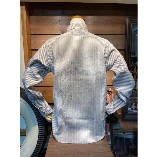 シュガーケーン/ SUGARCANE ワークシャツ SC29146 DOBBY STRIPE WORK SHIRT (LONG SLEEVE) OFF | SUGAR CANE | 01