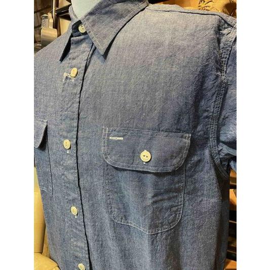 シュガーケーン/SUGAR CANE シャツ SC37941 BLUE CHAMBRAY WORK SHIRT (SHORT SLEEVE) |  | 02