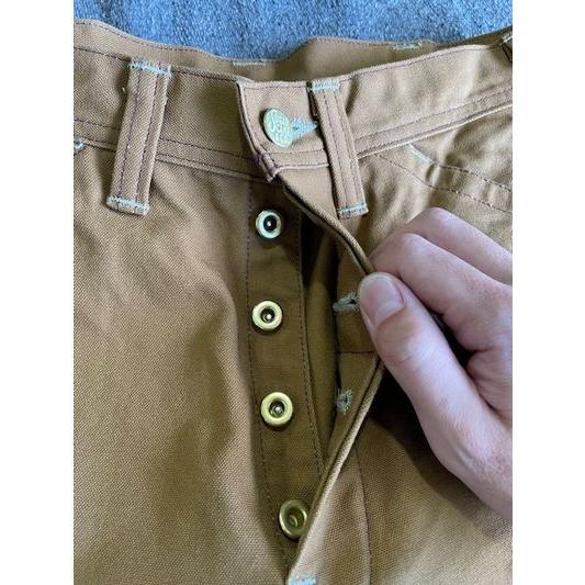 シュガーケーン/ SUGARCANE ワークパンツ SC42497 13oz. BROWN DUCK WORK PANTS | SUGAR CANE | 04