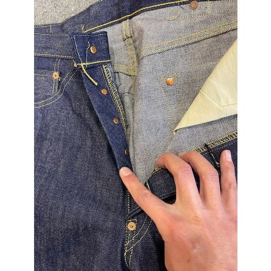 シュガーケーン/SUGAR CANE デニム  SC49005 SUGAR CANE Super “Denim” Collectibles #05 14.25oz. BLUE DENIM WAIST OVERALLS “1942” MODEL | SUGAR CANE | 04