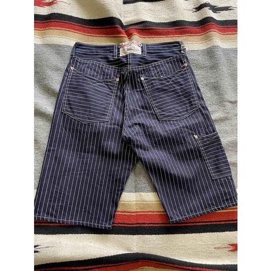 シュガーケーン/SUGAR CANE ショートパンツ SC51443 FICTION ROMANCE 9oz. WABASH STRIPE ZIP FLY SHORTS | SUGAR CANE | 01