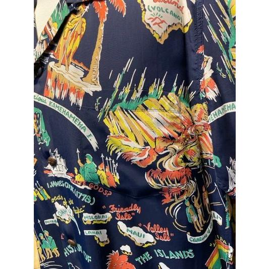 サンサーフ/SunSufe アロハシャツ No. SS39013 RAYON HAWAIIAN SHIRT “HISTORY OF THE ISLANDS” | SUN SURF | 02