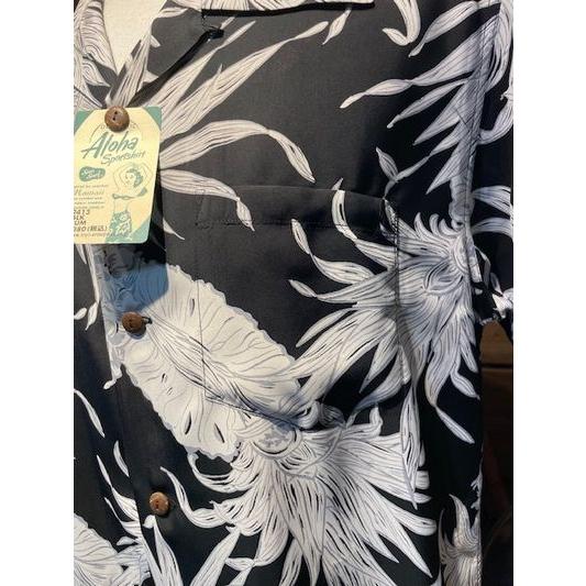 サンサーフ/SunSurf アロハシャツNo. SS39413 / RAYON HAWAIIAN SHIRT “ISLAND PINEAPPLE” BLK | SUN SURF | 02