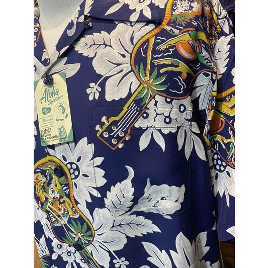 サンサーフ/SUNSURF アロハシャツ Lot No. SS39613 RAYON HAWAIIAN SHIRT “UKULELE MELODY” | SUN SURF | 02