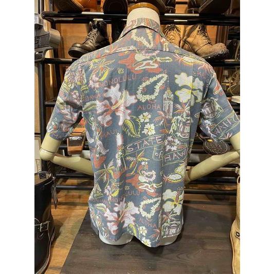 サンサーフ/SunSurf アロハシャツ Lot No. SS39693 / COTTON LINEN SLUBYARN HAWAIIAN SHIRT “STATE OF HAWAII” | SUN SURF | 01