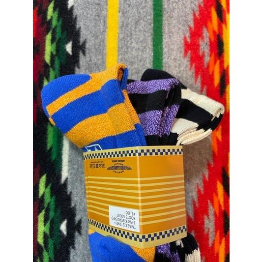 トイズマッコイ/TOYS McCOY ソックス TMA2322 3-PACK BORDERED BOOTS SOCKS | TOYS McCOY | 01