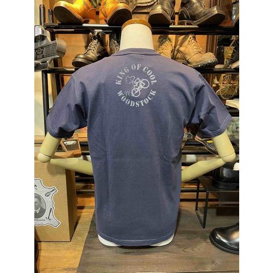 トイズマッコイ/TOYS McCOY Tシャツ TMC2628 PEANUTS TEE　" WOODSTOCK KING OF COOL " BLU | TOYS McCOY | 01