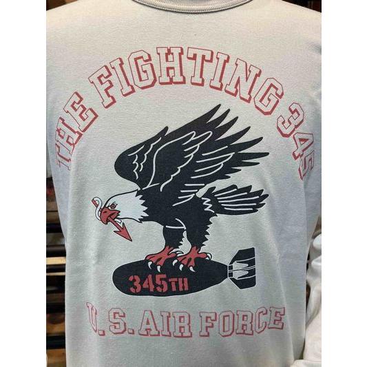 トイズマッコイ/TOYS McCOY ロンT TMC2644 MILITARY LONG SLEEVE TEE U.S.AIR FORCE "THE FIGHTING 345" BE | TOYS McCOY | 02