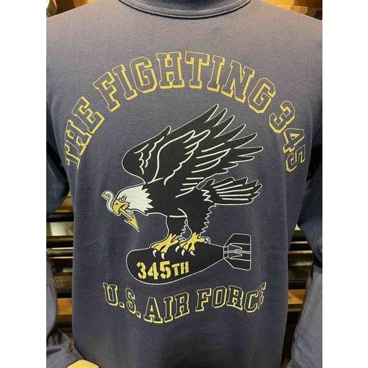 トイズマッコイ/TOYS McCOY ロンT TMC2644 MILITARY LONG SLEEVE TEE U.S.AIR FORCE "THE FIGHTING 345" BL | TOYS McCOY | 02