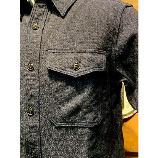 ウエス/Ues ネルシャツ 501953_ID インディゴエクストラヘビー