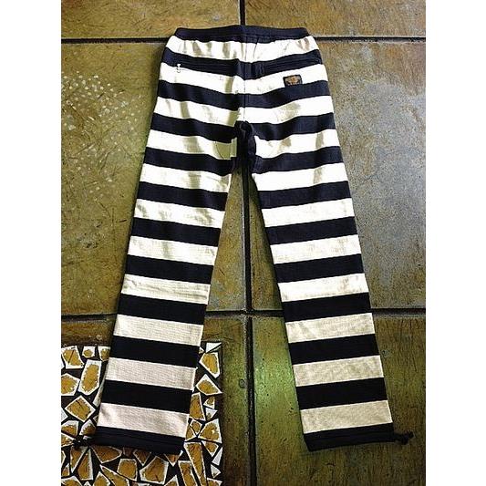 ウエストライド/WESTRIDE BORDER LONG PANTS [BLKXCRM] |  | 01