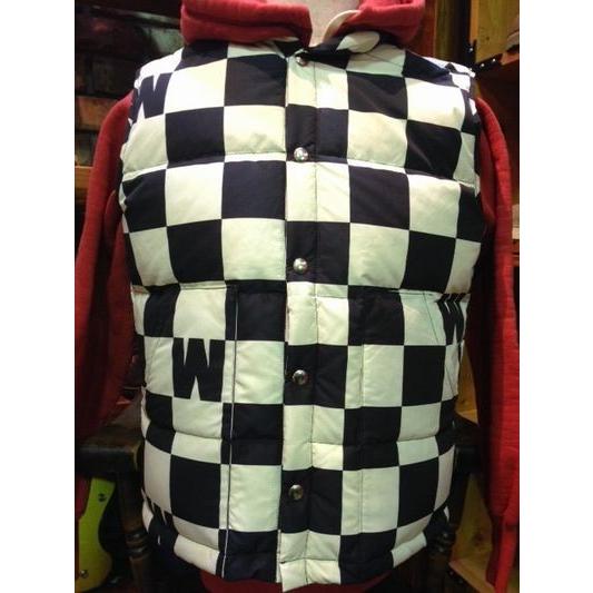 WEIRDOチェッカーダウンベスト/S/チェック/WRD-17-AW-07 WEIRDO ダウンベスト WEIRDOチェッカーダウンベスト/S/チェック/WRD-17
