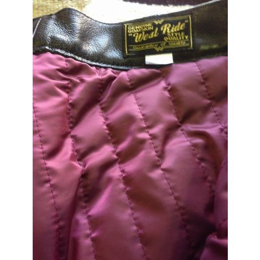 バイクウェア・装備 WESTRIDE COMFORMAX PADD PANTS LEATHER 31 ウエストライド/WESTRIDE レザーパンツ COMFORMAX PADD PANTS BLK ※丈