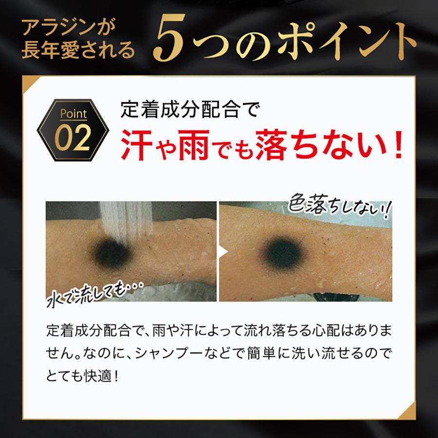 増毛スプレー 薄毛隠し 薄毛対策 白髪隠し ハゲ MAG aladdin アラジン