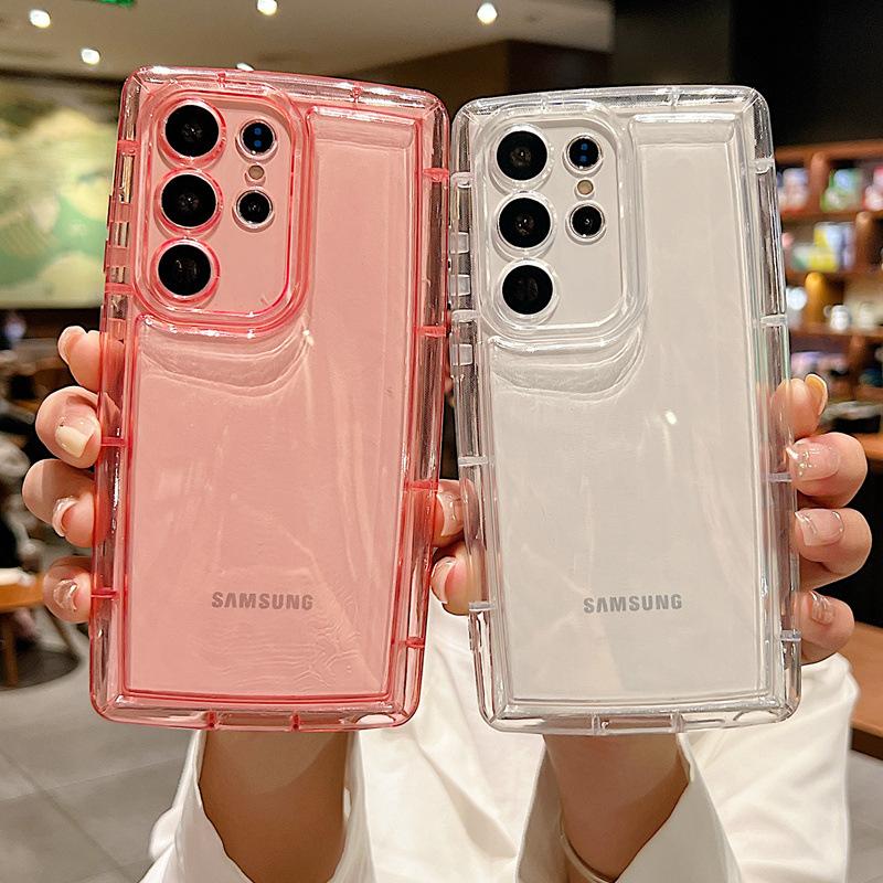 Galaxy ぷっくり カラー クリア 透明 シンプル ギャラクシー Galaxy ぷっくり カラー クリア 透明 シンプル ギャラクシー