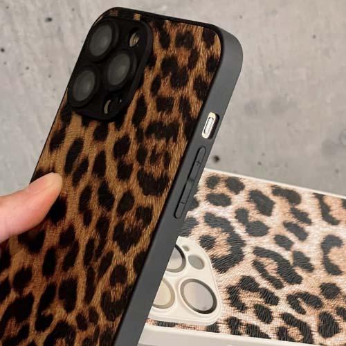 iPhone レオパード 豹柄 シンプル iphoneケース iphone16ケース